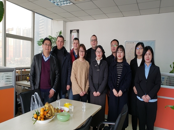 In February 2019, Mr. Tyukov inspected Shanghai Qicong Electronics Jinan Branch